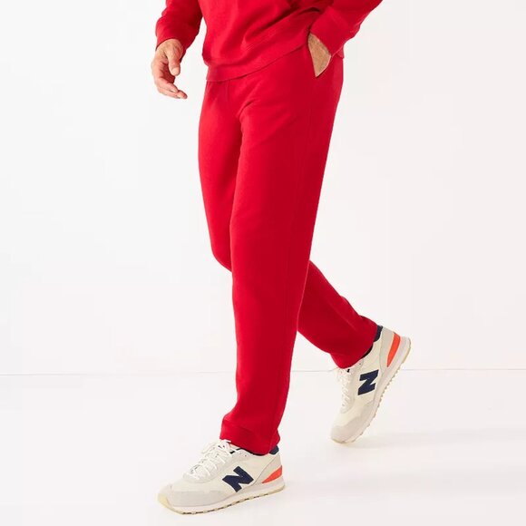 tek gear Other - Men's Tek Gear Ultra Soft Fleece Pants - Red - Large - NWT